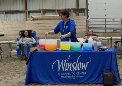 Sound healing with horses